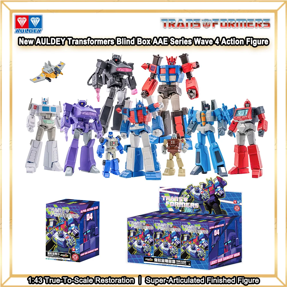 Novos Brinquedos Transformers G1 AULDEY AAE Wave 4, Modelo Colecionável em Caixa Surpresa, Figura de Ação Ultra Magnus Shockwave, Presentes para Hobbies