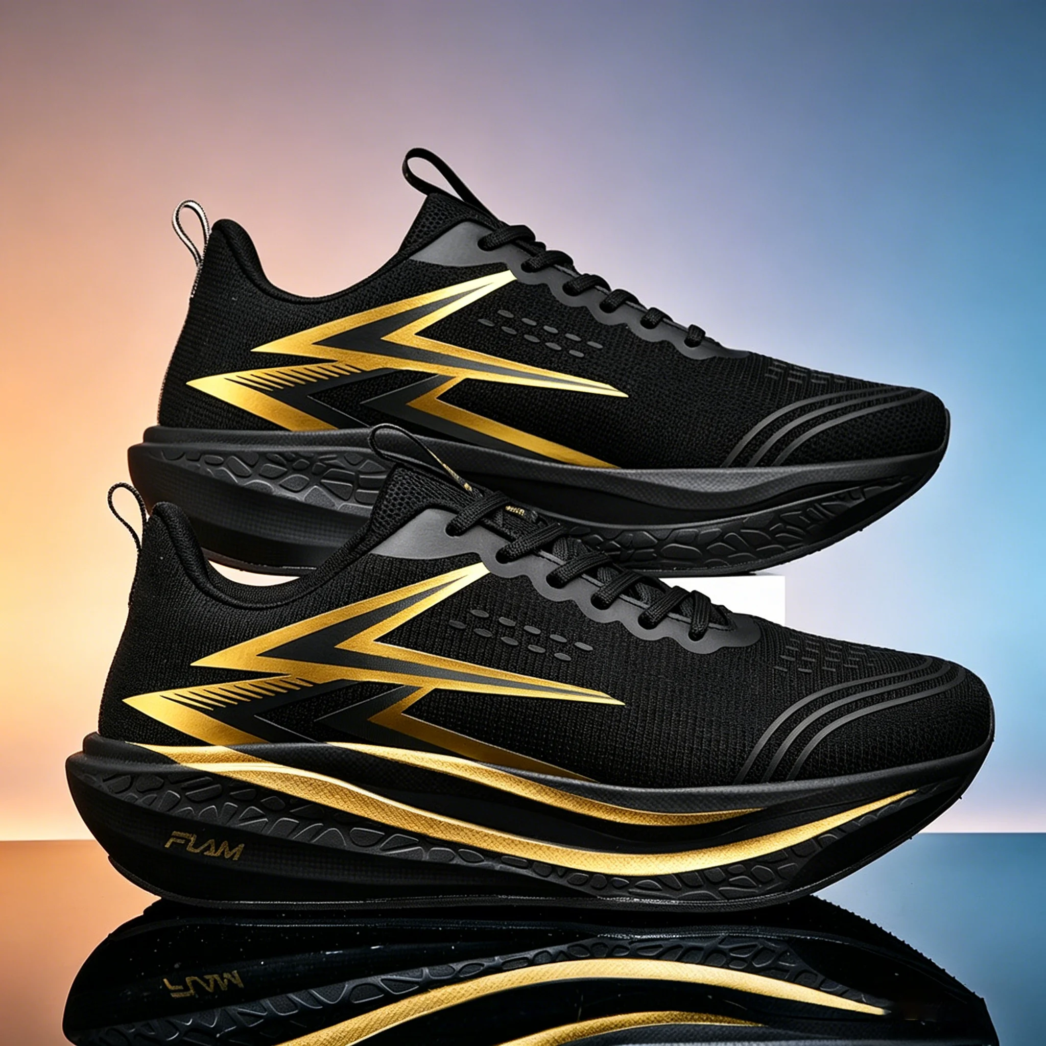 Carbon Board Running Shoes for Men and Women, Mesh Breathable Shock-Absorbing Body, Professional Marathon Sports Shoes