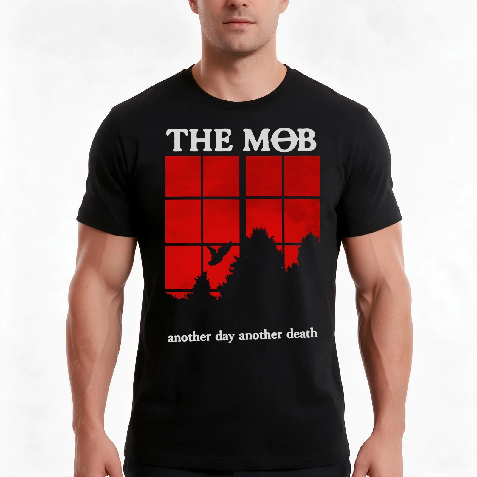 The Mob - Let the Tribe Increase T-Shirt, Summer Casual Cotton Tee, Oversized Streetwear Tops, Vintage Graphic Print