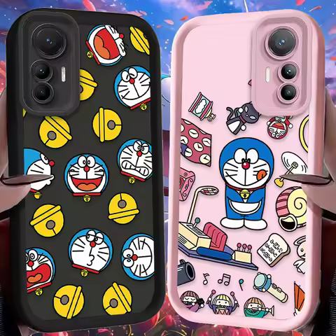 Cartoon D-Doraemon Soft Case For Xiaomi Poco C65 X7 X6 F6 F5 X5 X3 NFC F3 M6 Pro 4G Mi 13 12 11 Lite 5G 14 13T 12T 11T 14T Pro