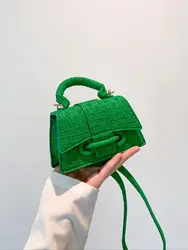 Women's Fashion Plain Handbag, Simple Design Solid Color Handbags for Women, Trendy All-match Mini Crossbody Bags for Party with