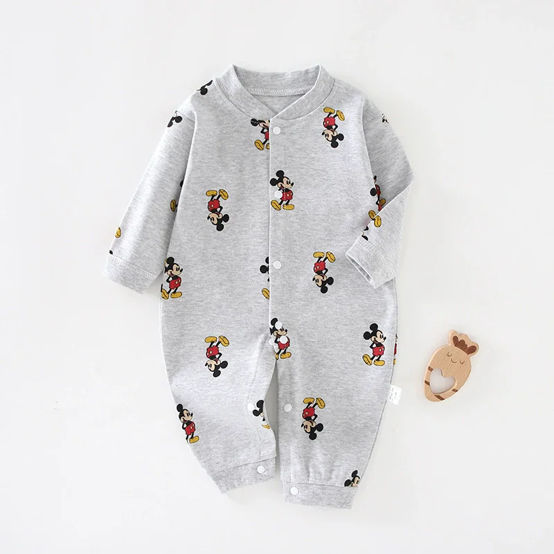 

2025 new style Baby Bodysuit Newborn Cotton Rompers cartoon Mickey Clothes Infant Girls Boys Overalls 0-1 Years