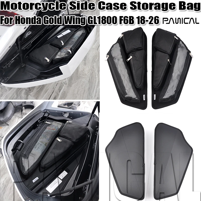 Panical For Honda GoldWing GL1800 F6B DCT 2018-2026 Motorcycle Trunk Pad Side Box Storage Bag Saddlebag Mat Storage Pad Pad Case