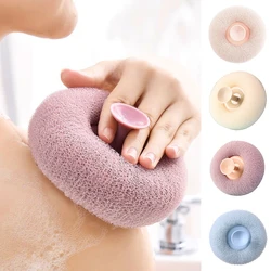 Round Soft Mesh Handheld Bath Sponge Balls Cleaning Brush Shower Body Cleaner Exfoliat Scrubbers Bath Ball Bathroom Accessories