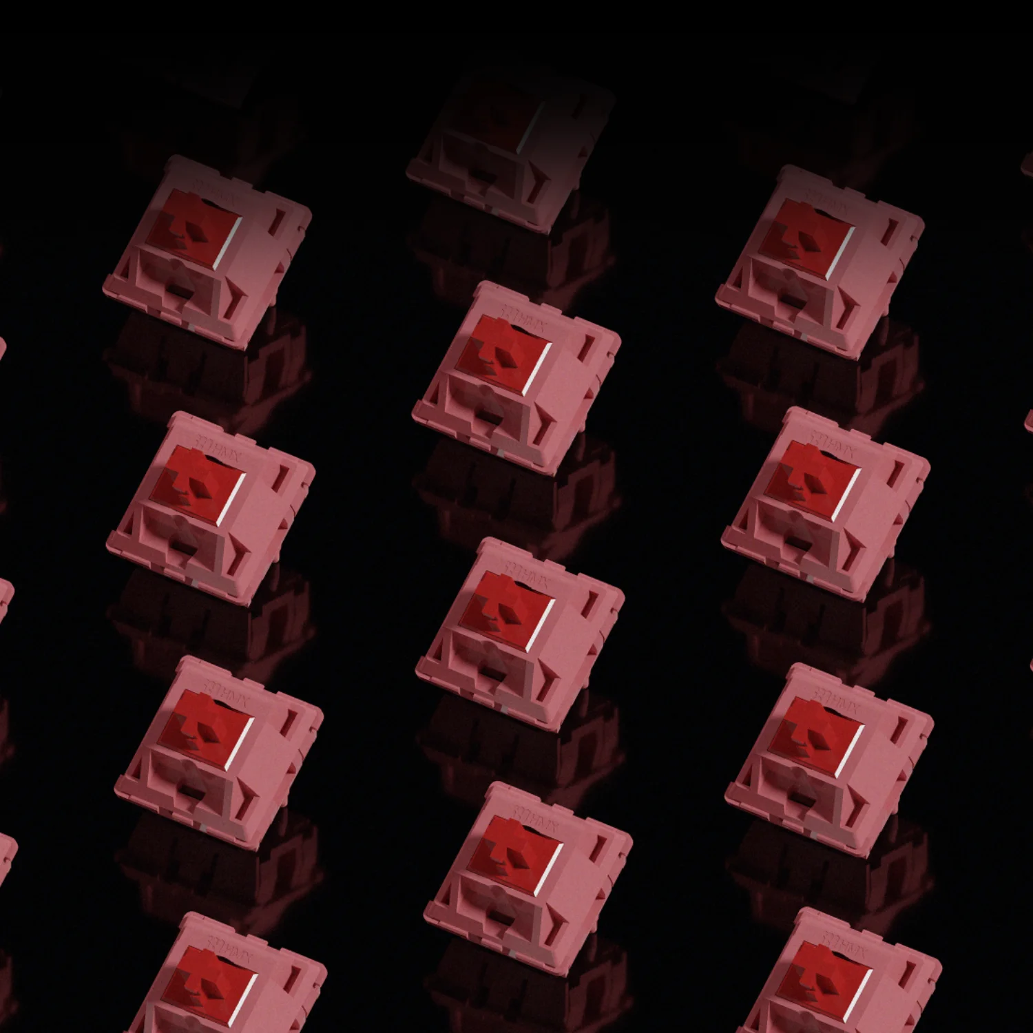BCKeys×HMX Tanker lineaire schakelaar Aangepaste originele as 45g Lichte druk gesmeerd voor mechanisch toetsenbord Cherry MX Gifts
