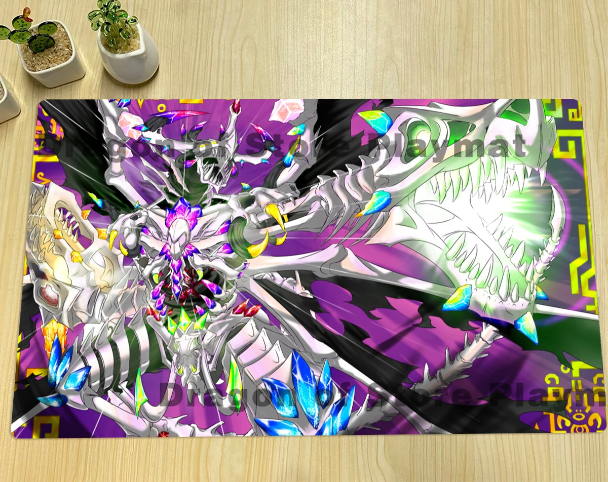 YuGiOh Playmat Mementoal Tecuhtlica-creazione combinata TCG Mat gioco da tavolo CCG tappetino da gioco per carte collezionabili tappetino per Mouse in gomma borsa gratuita