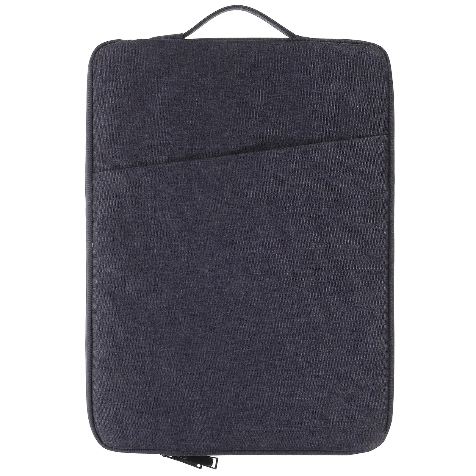 

Premium Polyester Laptop Sleeve for 15.6 Inch Laptop Shockproof with Zipper Handle Front Pocket Portable Lightweight