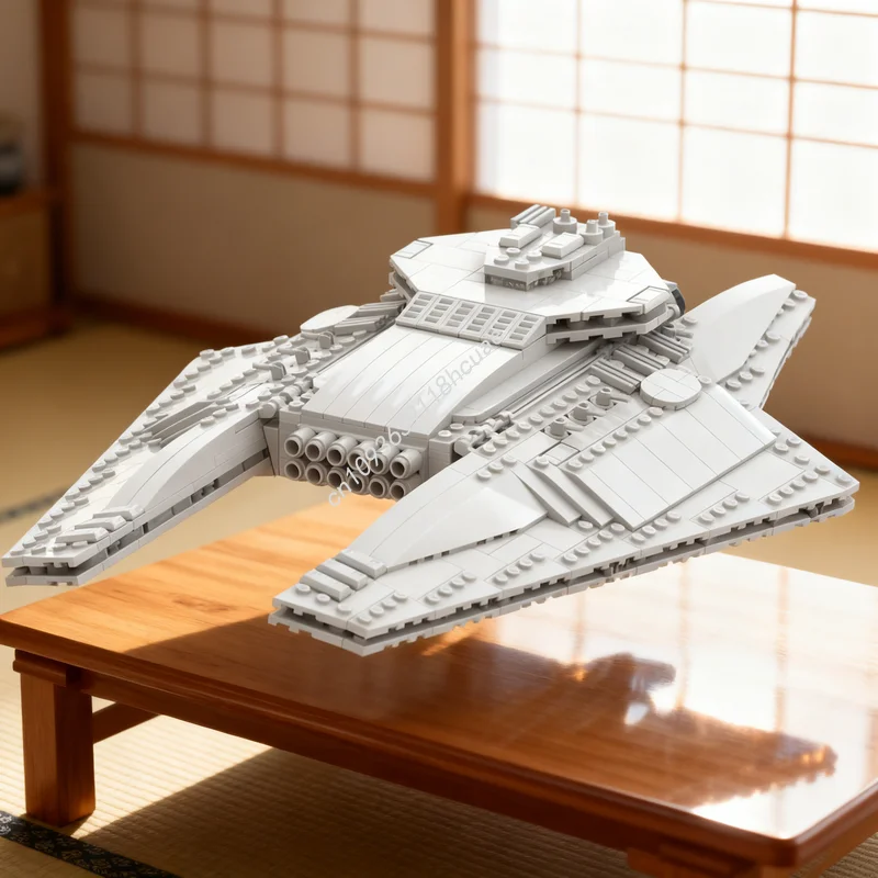 

706 шт. MOC 1 Broadside Class Cruiser Kdb Star Battle Модель Строительные блоки Игрушечная конструкция Рождественский подарок Креативная идея