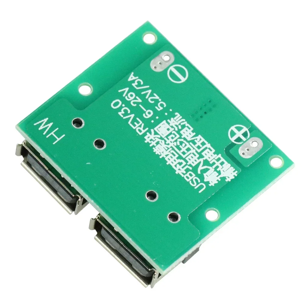 Módulo regulador de carga de coche para arduino, cargador reductor de DC-DC de 9V, 12V, 24V a 5V, salida USB Dual, voltaje Buck 3A