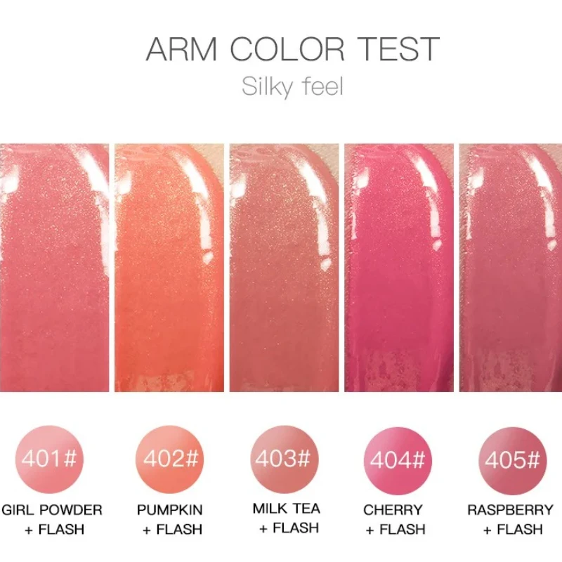 

1 Pcs Pink Facial Contour Makeup Woman Beauty Face Shimmer Blush Matte Nude Cosmetics Repair Blusher Peach Face Blush Cream 10ml