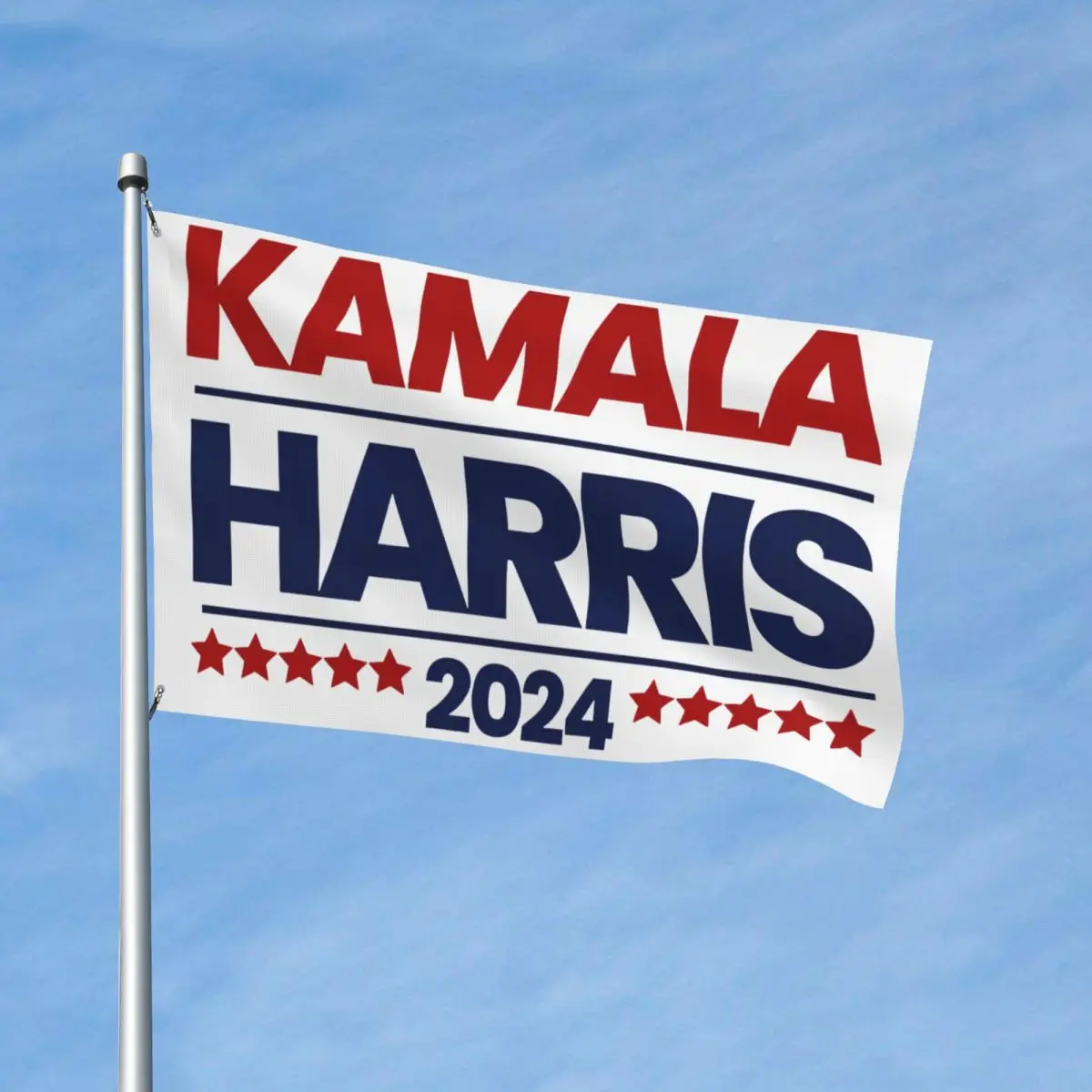 Kamala Harris 2024 Election Joe Biden Flags Double Sided Indoor Outdoor Banner All Weather Hanging Decoration