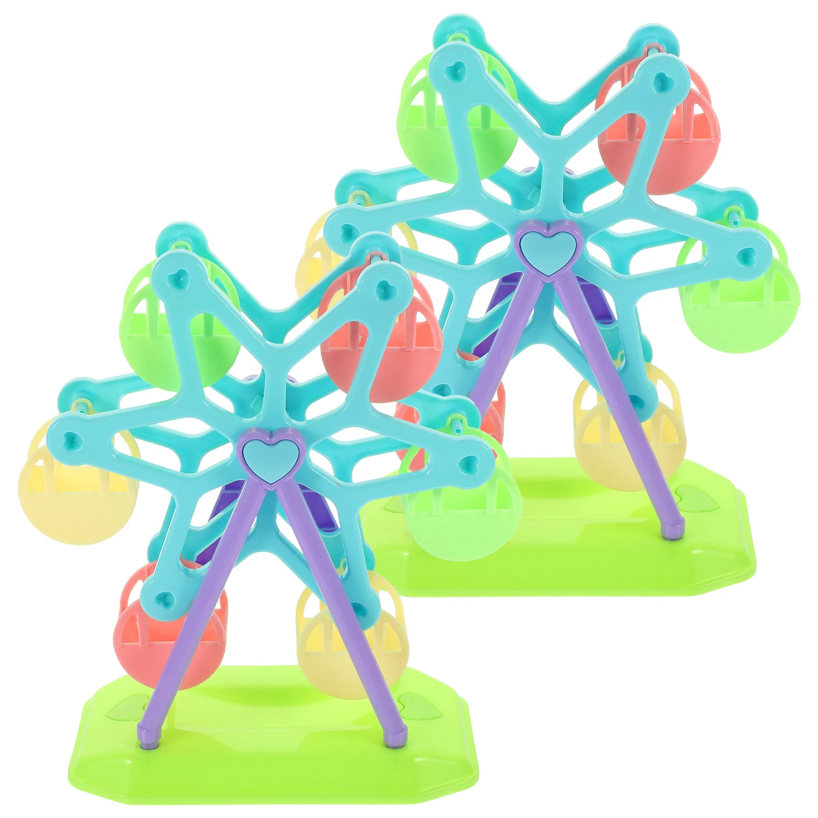

2 Sets Ferris Wheel Toy Girls Toys DIY Kid Assemble Crib Children Cognitive Baby