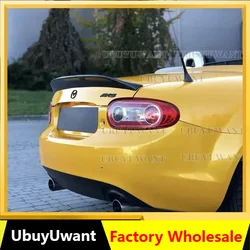 UBUYUWANT For MX5 NC NCEC Roster Miata EPA Type 3 2009-2015 Carbon Fiber Rear Trunk Spoiler Tail Boot Lip Wing Car Styling