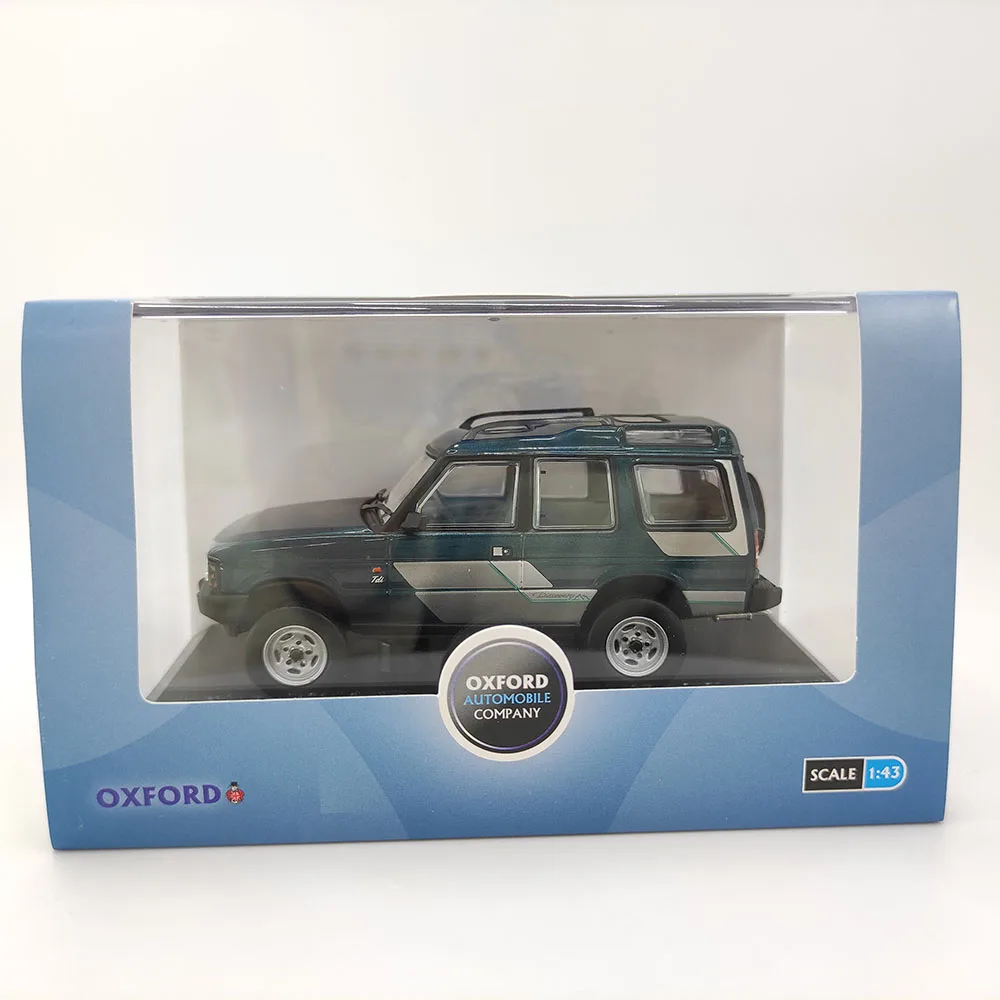 

Коллекционная модель внедорожника Land Rover Discovery первого поколения OXFORD в масштабе 1:43, литая под давлением, из сплава, сувенир для демонстрации