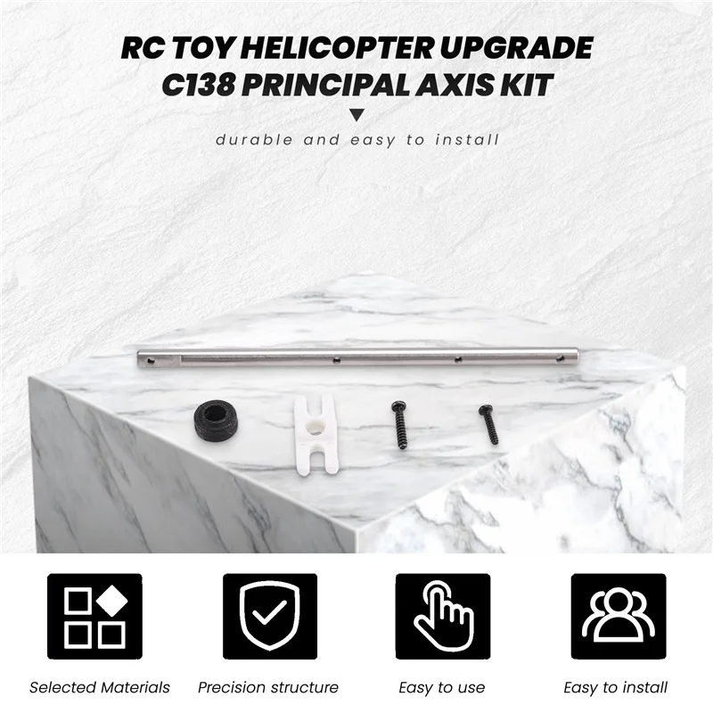 Zestaw ulepszeń helikoptera RC AS95-RC C138, główny wał, do RC ERA C138 Bell 206 1:33, części do helikoptera RC
