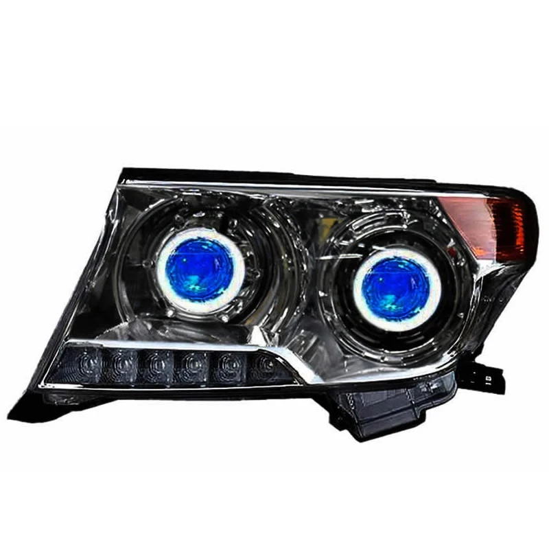 Customized Full LED Headlights For Toyota LC200 Bi-xenon Projector Lens Front Lamps With DRL