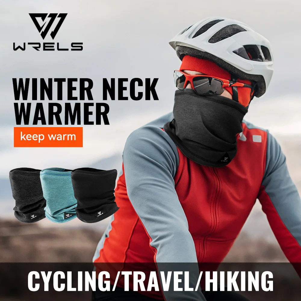 WRELS Half Face Mask for Motorcycle Cycling Winter Neck Warmer Gaiter Windproof Face Mask Ski Snowboard for Cold Weather Outdoor