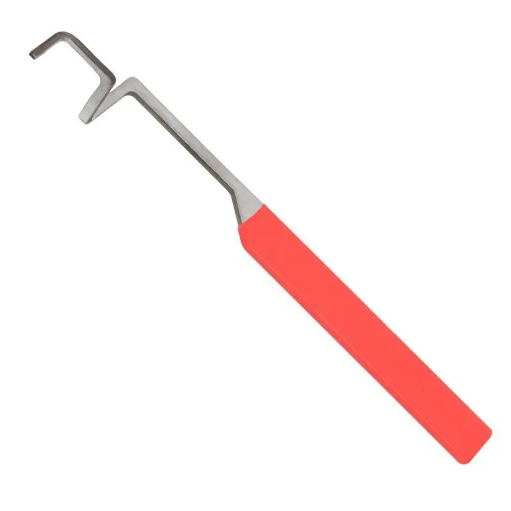 3 Stück, 1 Set, Fensteröffnungswerkzeug aus Edelstahl, mit rutschfestem Griff, robustes Metall, zum Öffnen von Fenstern, tragbar, praktisch, professionelle Werkzeuge für Schlosser. – Detail 3
