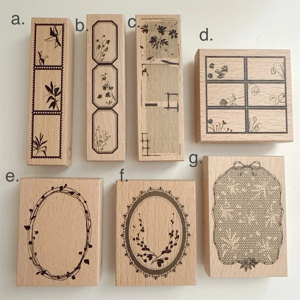 Journal Pages Vintage Whispers In Lace Button Wooden Rubber Stamp for DIY Scrapbooking Photo Album Card Making
