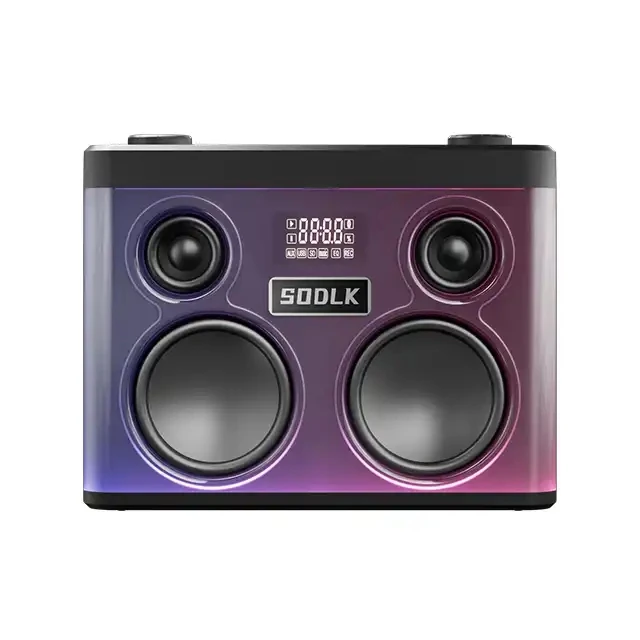 S1368 Sodlk Music Box Blue Tooth Speaker Big Karaoke High Power Small Portable Powered Speakers Professional Karaoke With Mic