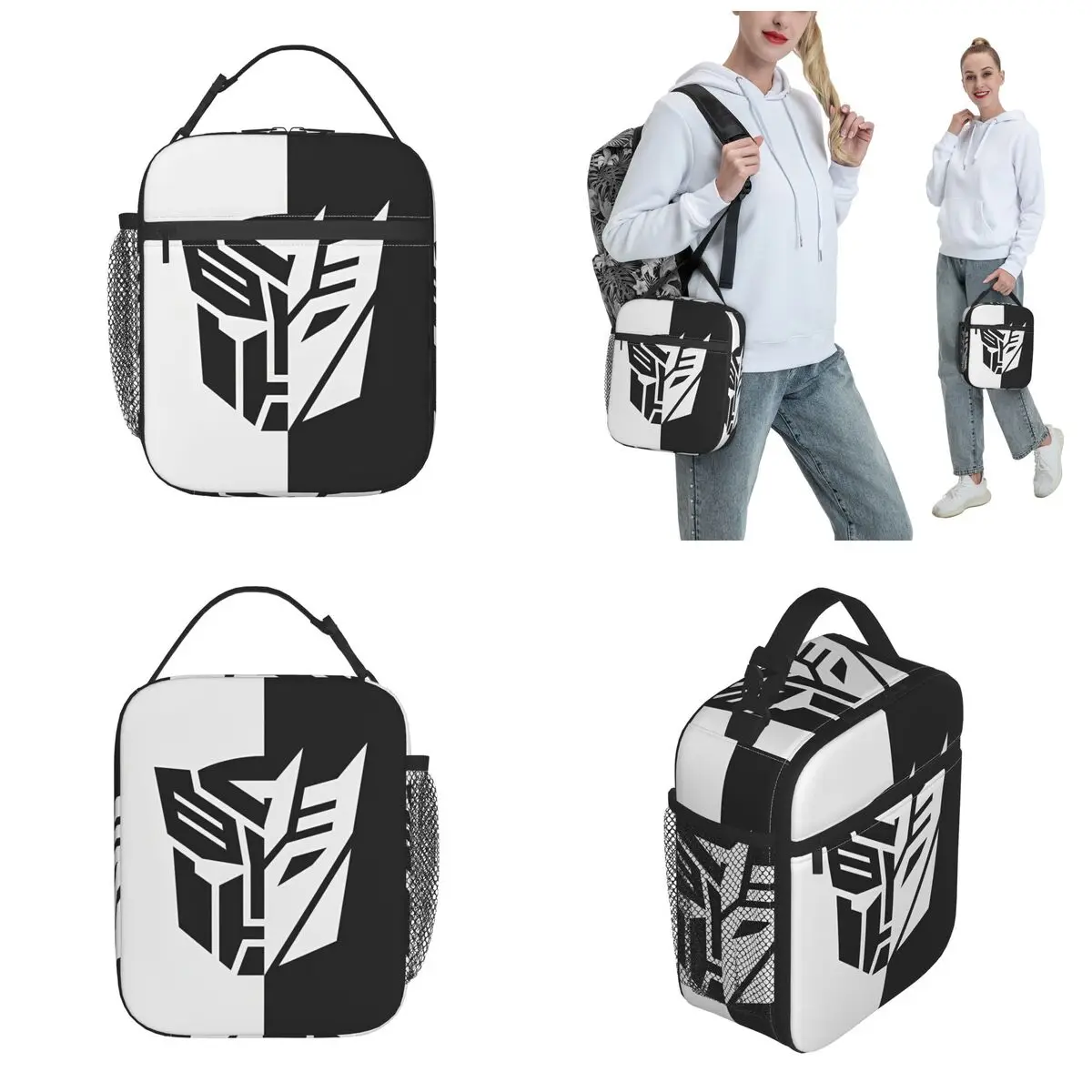 Transformers Product Insulated Lunch Tote Bag For School Food Storage Bag Portable Thermal Cooler Lunch Boxes