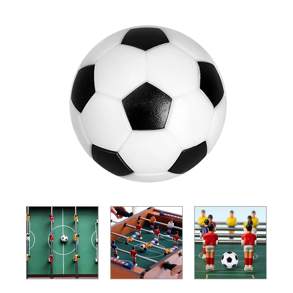 20 Pcs Football Foosball Machine Soccer Balls Resin Table Footballs Game Supplies