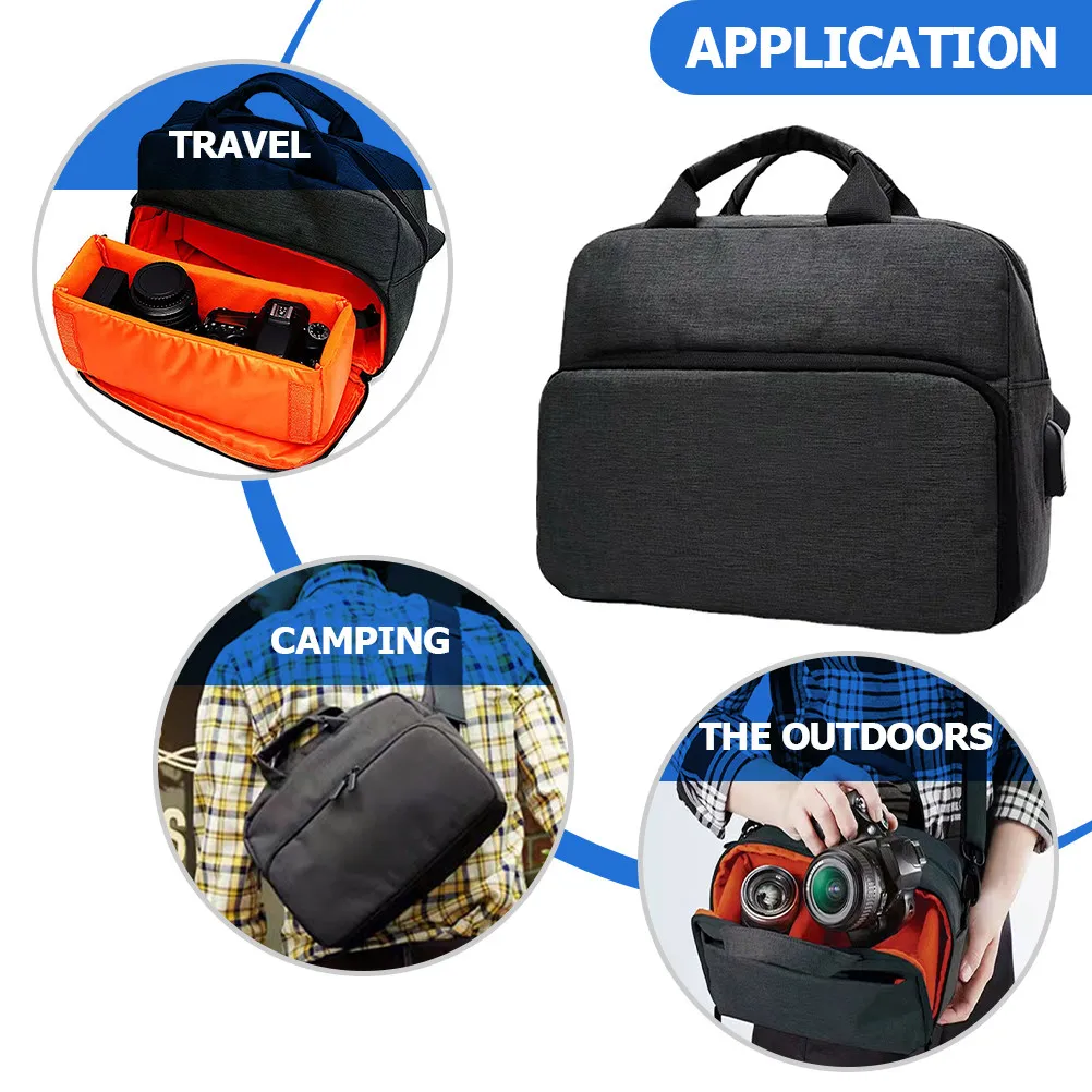 

Сумка для фотоаппарата из оксфордской ткани, портативная, с регулируемым ремнем, противоударная, для путешествий