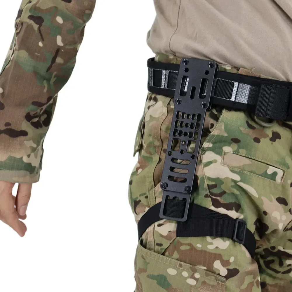 Tactical Metal Modular Pistol Holster Adapter Holster Drop Leg Band Hunting Airsoft Quick Pull Draw For QLS Platform