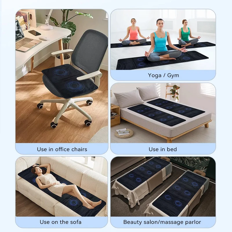 

200*60cm PEMF Mat PEMF Magnetic Therapy Device Physio Magneto Machine Full Body Pain Relief Nerve Recovery Circulation Boost