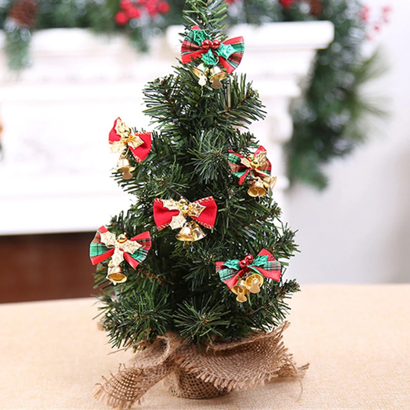 Noeud de Noël avec petite cloche, couronnes d'arbre de Noël, conflicPendant, mini nœud papillon, ornement, bricolage, cadeau artisanal, décorations du Nouvel An