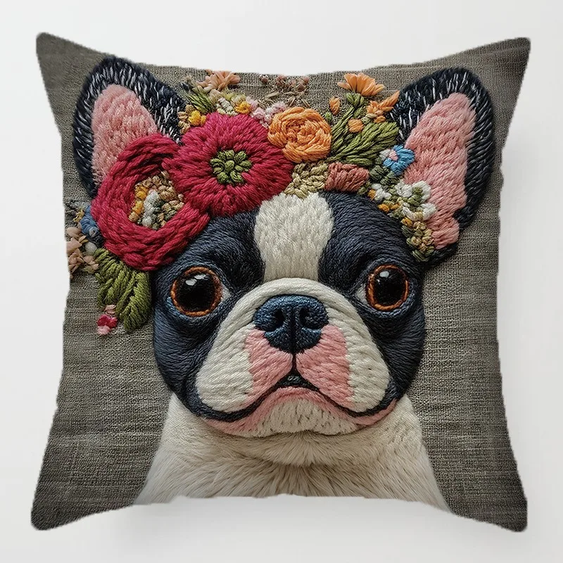 1/2 قطعة غطاء وسادة على شكل حيوان كرتوني لطيف 45 سنتيمتر × 45 سنتيمتر يمكن غسلها في الغسالة مع سحاب إغلاق (باستثناء وسادة الأساسية) #6