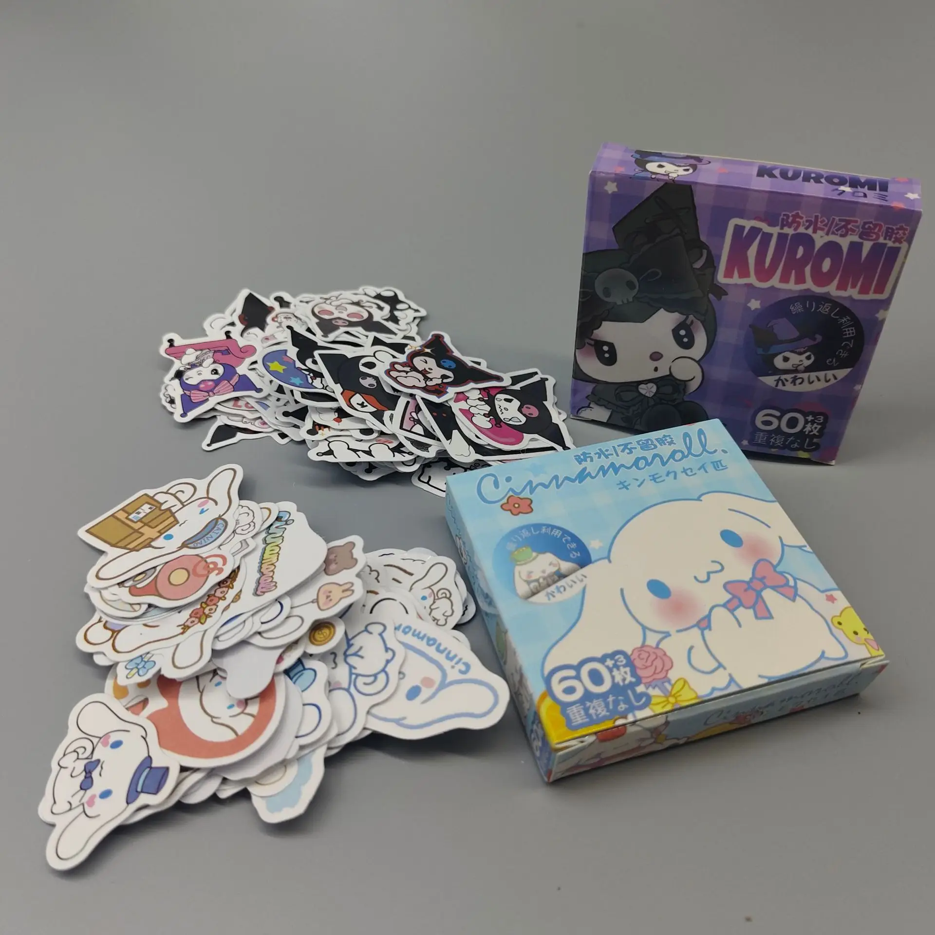 Sanrio autocollants coffret cadeau mignon bagages cahier Skateboard tasse d'eau Graffiti autocollants décoratifs