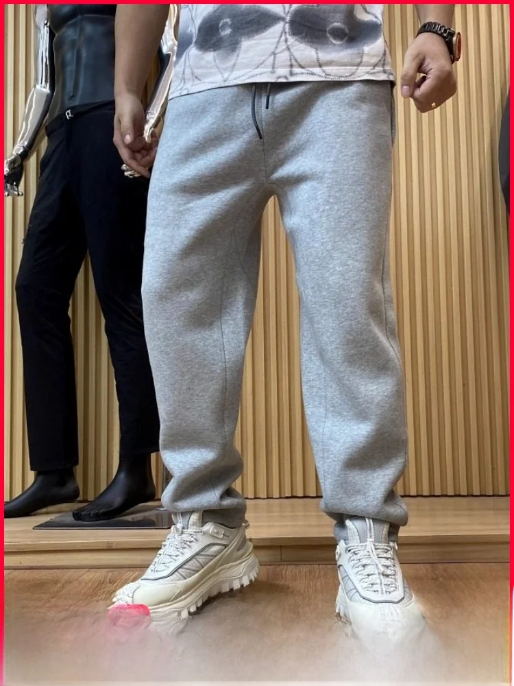 

Men's Outdoor Sports Casual Pants Fce Lined Knife Loose Fit Autumn Winter Warm Trousers Versatile Casual Sle