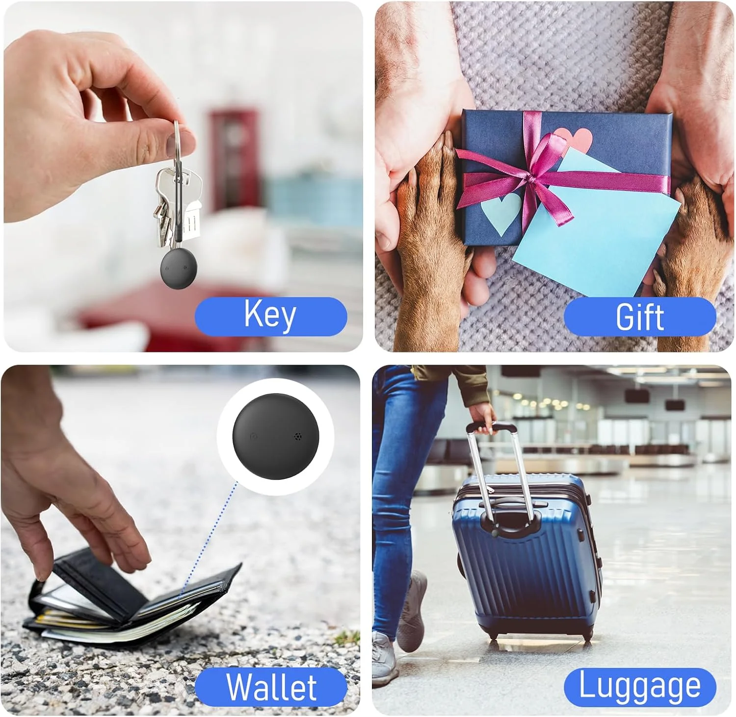 GPS Tag Air Tracker  Smart Bluetooth Tracker, Keys Finder Item Locator SmartTag Phone Finder For Apple Find My (only IOS)