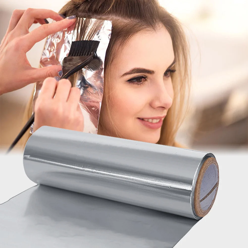 

1 шт., 1 рулон, алюминиевая фольга для окрашивания волос, 60 м, длинная термостойкая для салона ногтей, кухни, краска для волос «сделай сам», инструменты для завивки волос, принадлежности