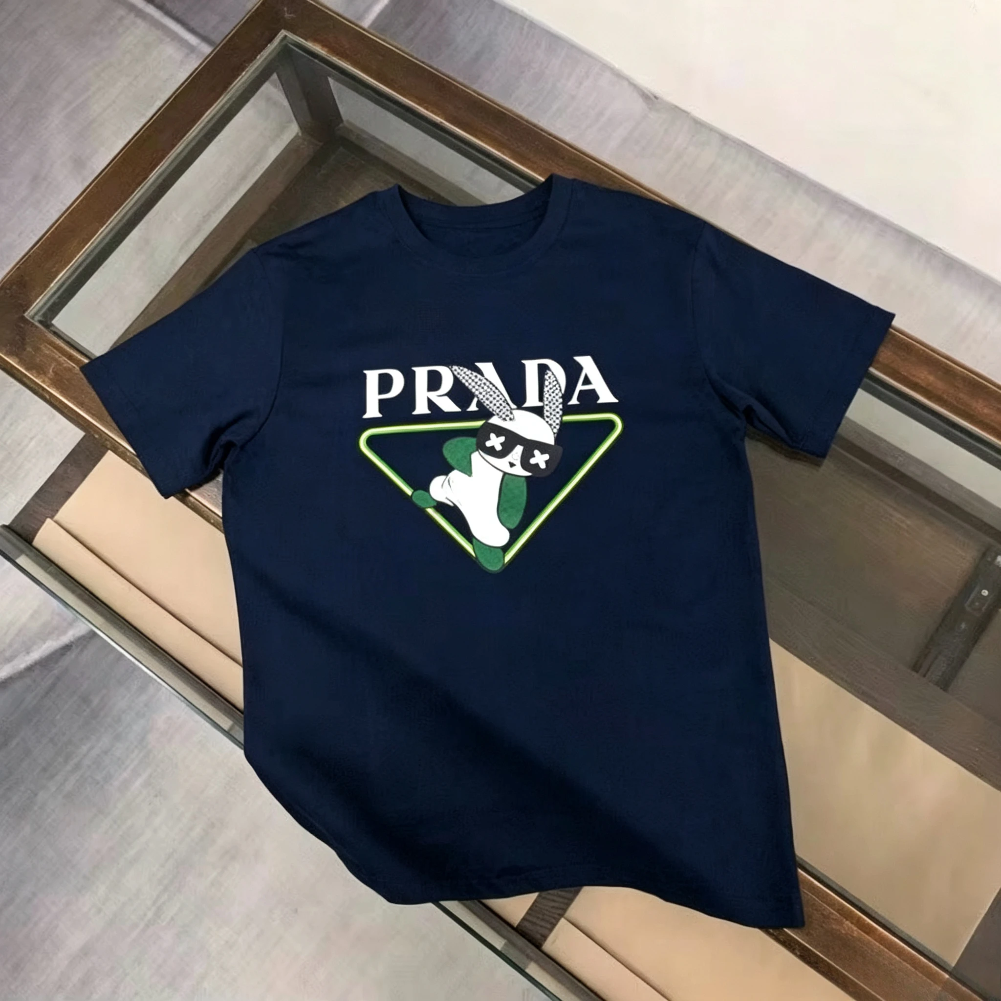 2026 Summer Designer Brand Printed Y2K Harajuku Style High-Quality Pure Cotton Casual T-Shirt Family T-Shirt Fashion Trend Model