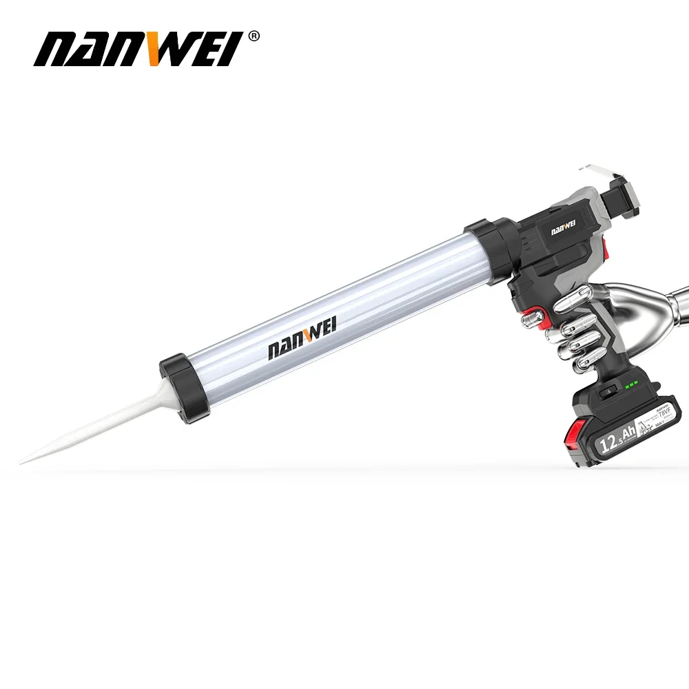 21 V Glass Glue Wireless Tool DIY Cordless Adhesive Handheld Caulk Sealant for Door Balcony Window