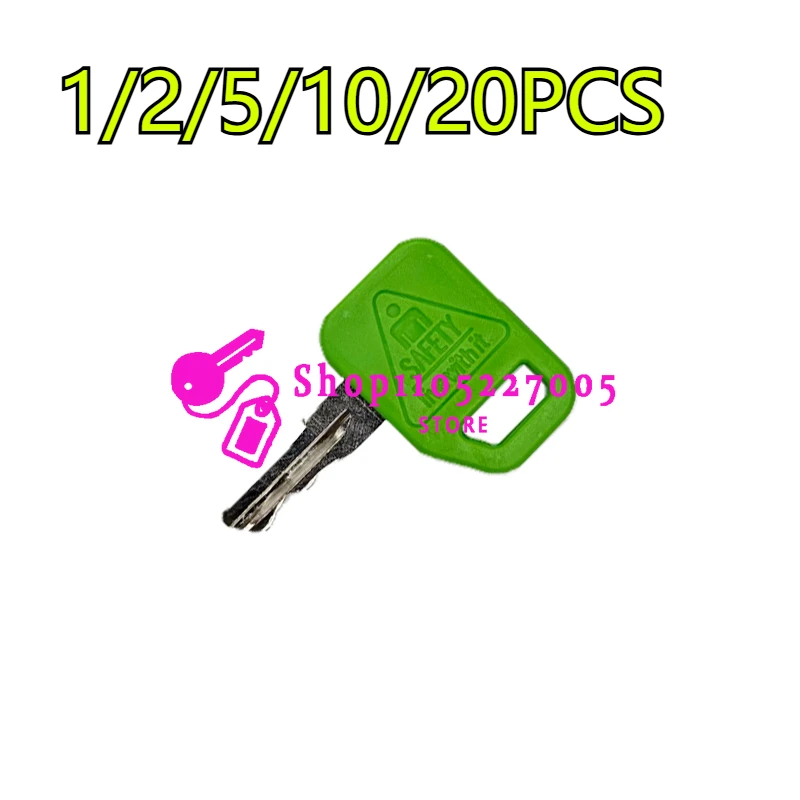 1/2/5/10/20PCS Power Switch Keys for AM136681 Excavator Fit All Graders Dozers Skid Steer AR51481 AT195302 AM131841
