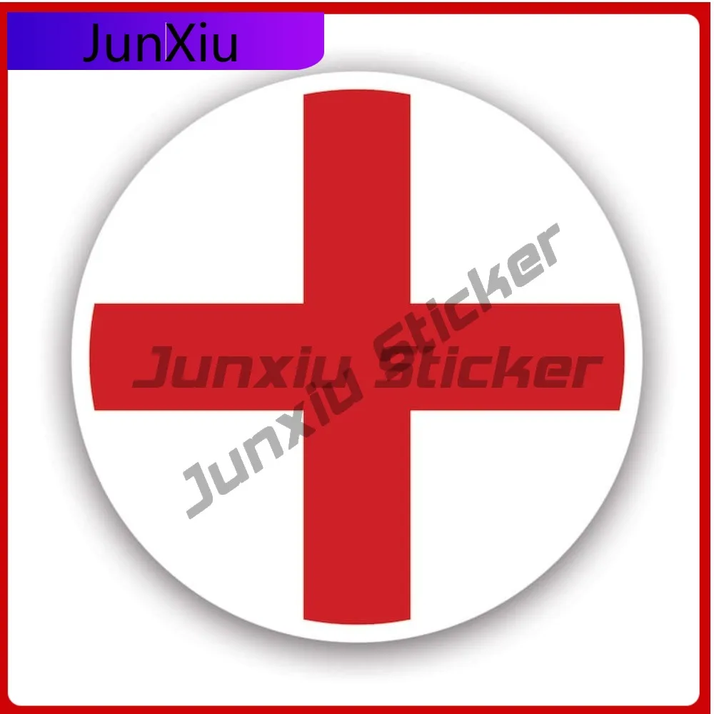 

Круглая наклейка с английским флагом, водонепроницаемая, для улицы, в стиле аниме, для окон, водонепроницаемая виниловая наклейка для мотокросса, защита от непогоды, уникальный декор