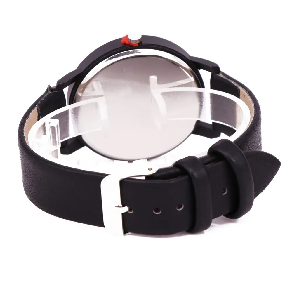 Montre de Couple pour hommes et femmes, à Quartz, Simple, décontractée, Ins mode, blanc et noir, horloge pour filles