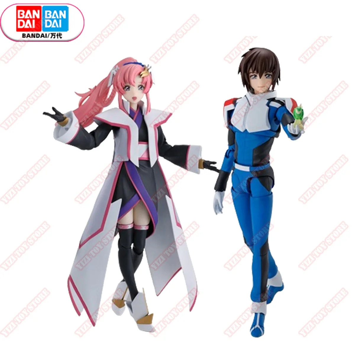 BANDAI ORIGINAL GUNDAM SEED FREEDOM SHF Tamashii Kira Yamato Lacus Clyne Anime Figures Action Model Toys