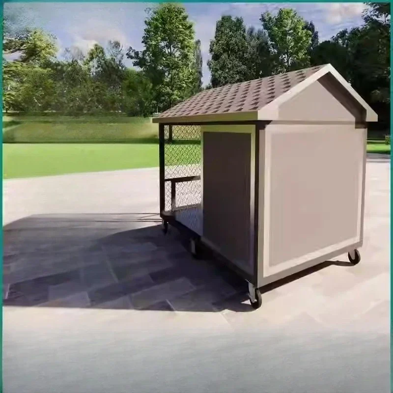 Pet house outdoor waterproof board kennel medium and large dog golden retriever kennel house outdoor four-season pet