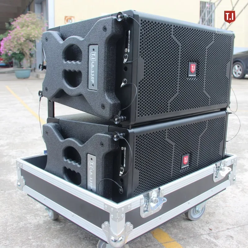 Single 10 Inch Active Line Array Speaker, dedicated professional sound equipment for church indoor venues