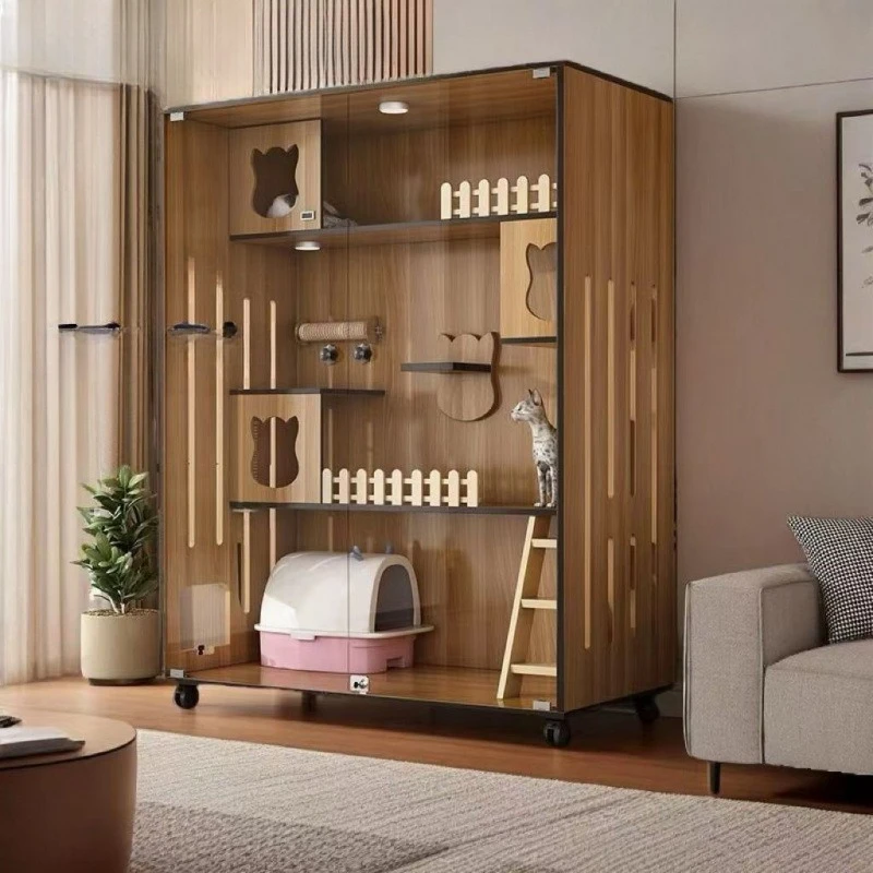 

Cat Villa Pet Cabinet, Household, Free Luxury Cat House House