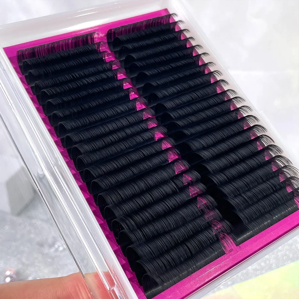 

15pcs 0.03 0.05 0.07 0.20 Individual Lash Extension Matte Black Private Label Volume Faux Mink Eyelash Extensions