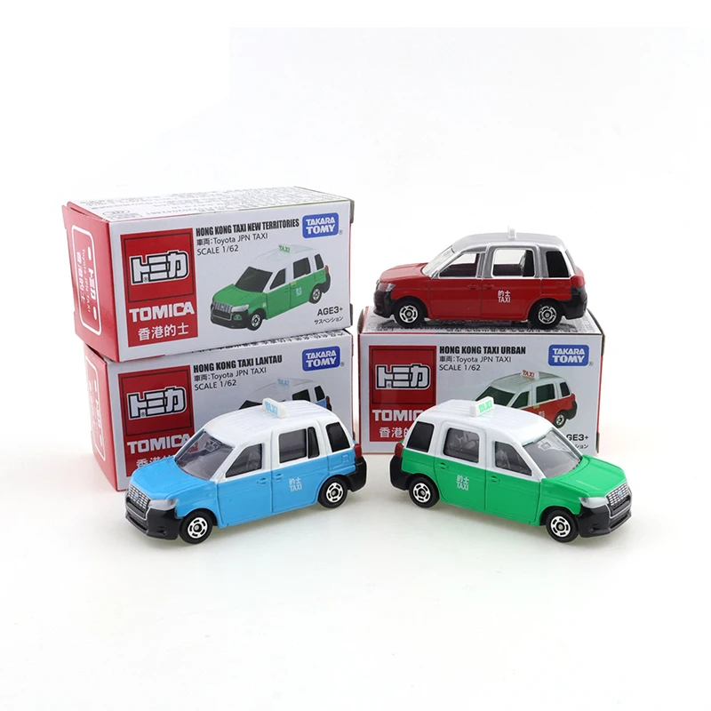 

Takara Tomy Tomica Red and White Box Simulation Alloy Car Model Toy Hong Kong Taxi City New Territories Lantau Island