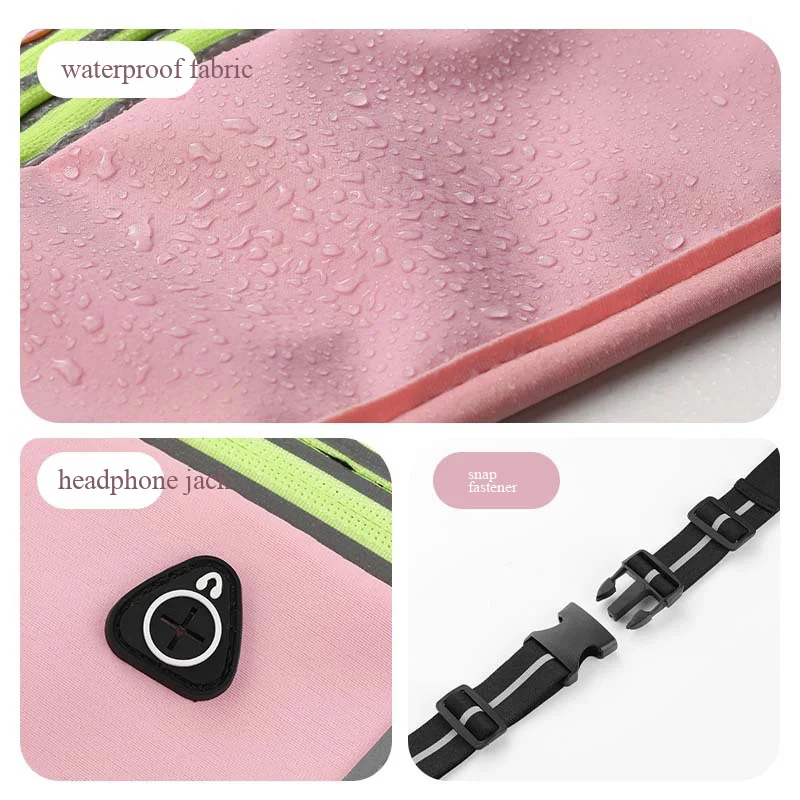 다기능 방수 마라톤 러닝백, 소형 및 대형, 가벼운 스포츠 폰백