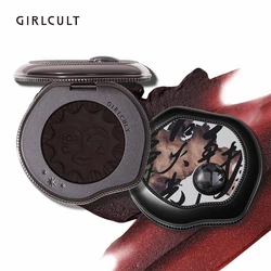 Girlcult Emotional Blush Cream Highlighter Trim Bliss Blue and Purple Blush Button Women Face Makeup Cosmetic