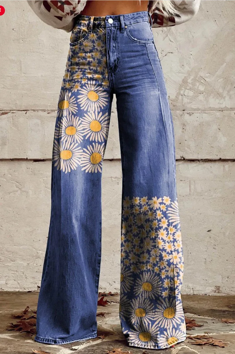 

new spring autumn fashion grunge plus size brand female women girls wide leg jeans