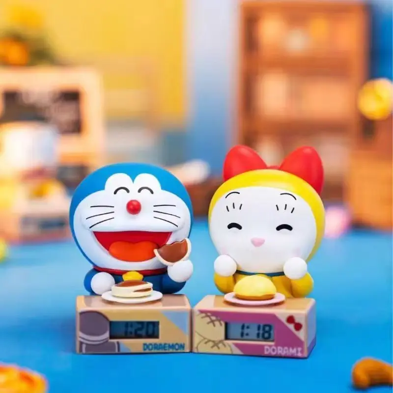 genuine-blue-cat-classroom-series-clock-blind-box-figurine-surprise-box-creative-trendy-figure-birthday-gift-for-boys-and-girls